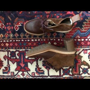 Clarks Brown Suede Ankle Boot